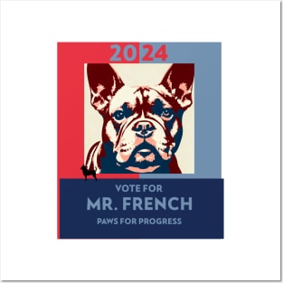 Pet lover french bulldog campaign tee Posters and Art